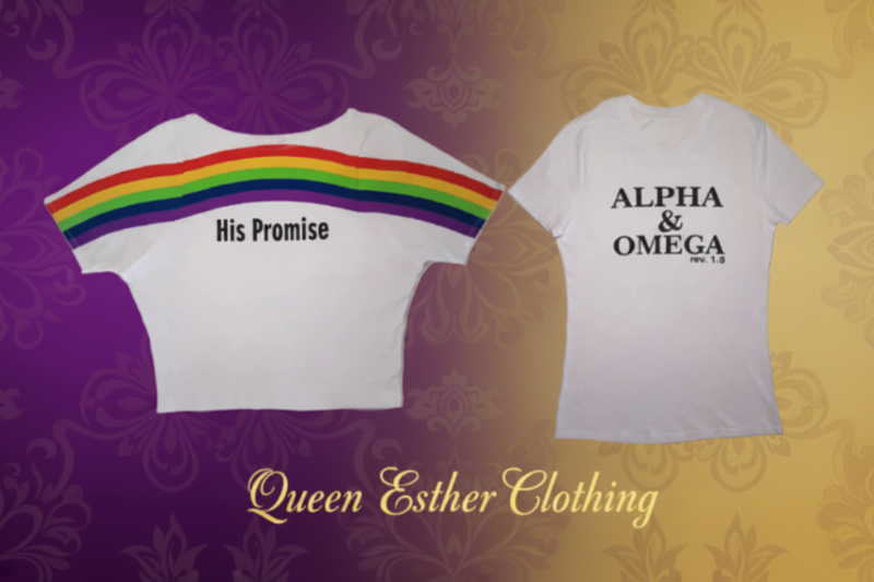 Queen Esther Clothing Banner